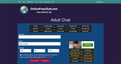 Free Sex Chat Rooms